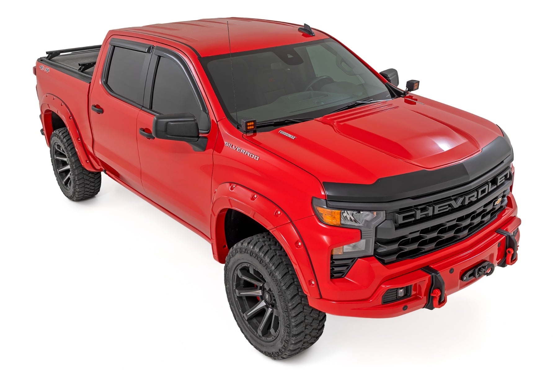 Hood Protector | Gloss Black | Chevy Silverado 1500 2WD/4WD (2019-2026)