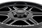 Rough Country 92 Series Wheel | Machined One-Piece | Gloss Black | 18x9 | 6x5.5 | +0mm
