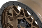 Rough Country 78 Series Wheel | Simulated Beadlock | Bronze/Black | 18x9 | 8x170 | 0mm