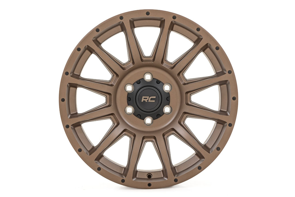 Rough Country 90 Series Wheel | One-Piece | Bronze | 18x9 | 6x135 | -12mm