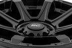 Rough Country 81 Series Wheel | One-Piece | Semi Gloss Black | 20x9 | 6x5.5 | 0mm