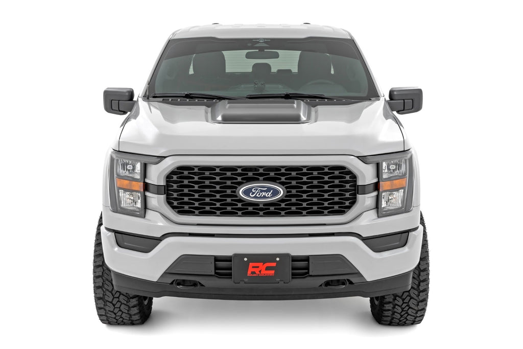 Hood Scoop | JS Iconic Siver | Ford F-150 2WD/4WD (2021-2026)