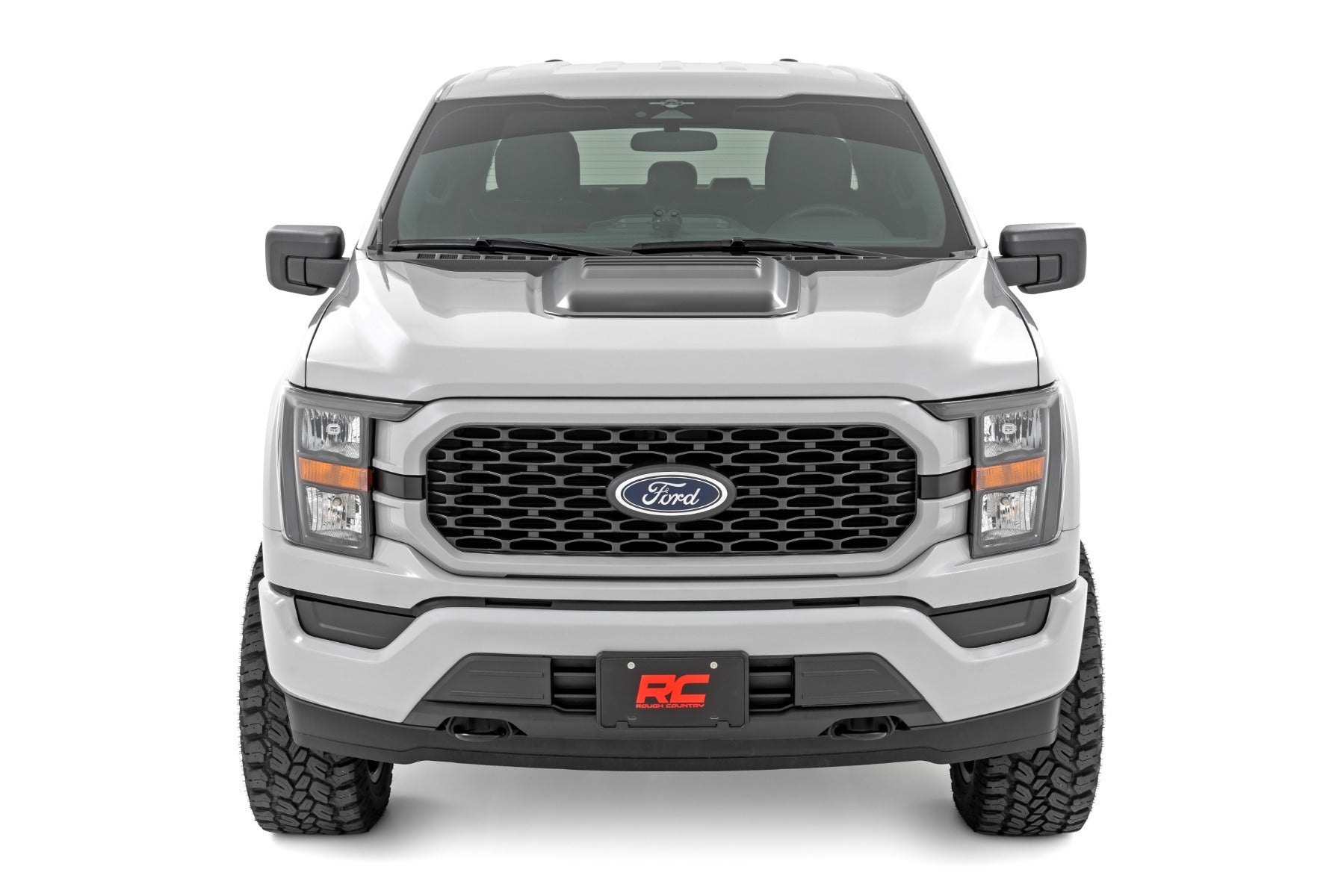 Hood Scoop | D1 Stone Gray | Ford F-150 2WD/4WD (2021-2026)