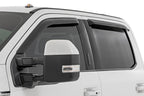 Side Window Deflectors | Tape On Rain Guard | Ford F-150/Lightning/F-250/F-350/Raptor (15-26)