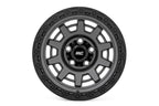 Rough Country 85 Series Wheel | One-Piece | Gunmetal Gray/Black | 15x8 | 5x5.5 | -19mm