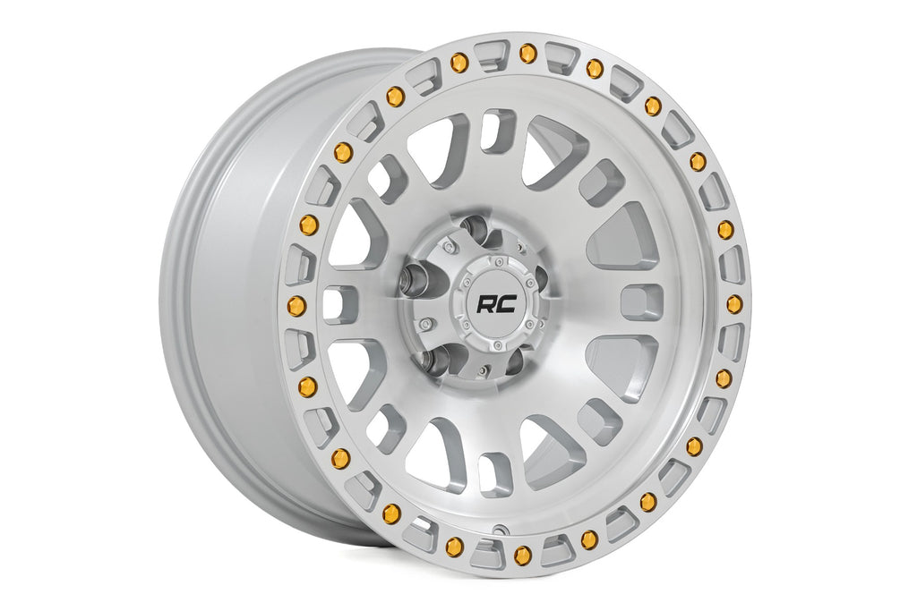 Rough Country 82 Series Wheel | One-Piece | Full Machined | 17x9 | 5x5 | -12mm