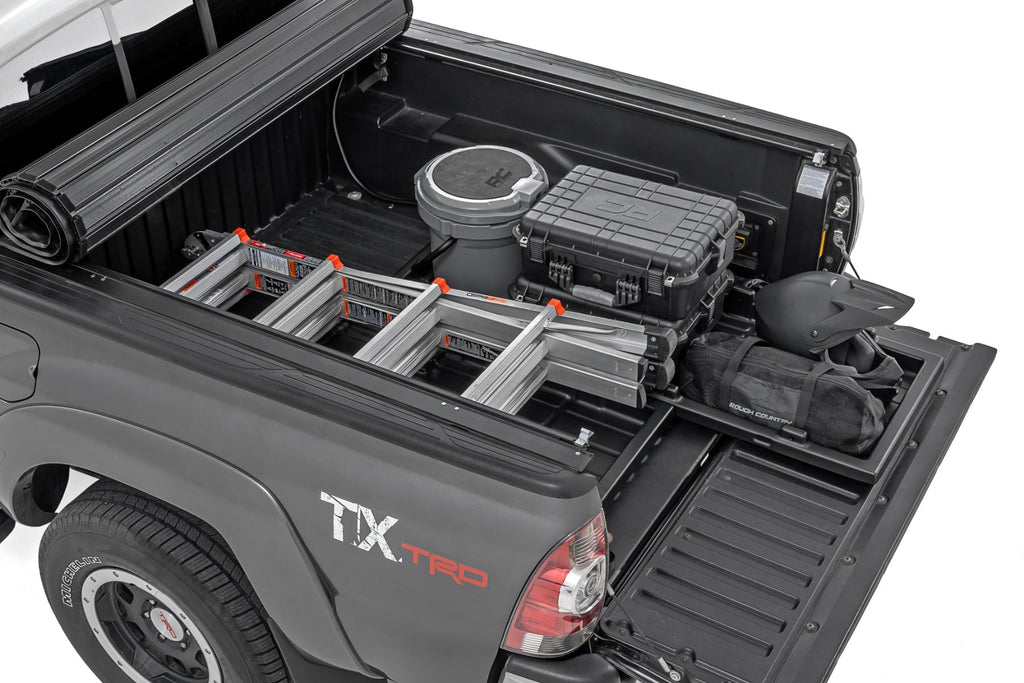 Truck Bed Cargo Storage Tray | Mid-Size Bed Storage Tray | Easy Access