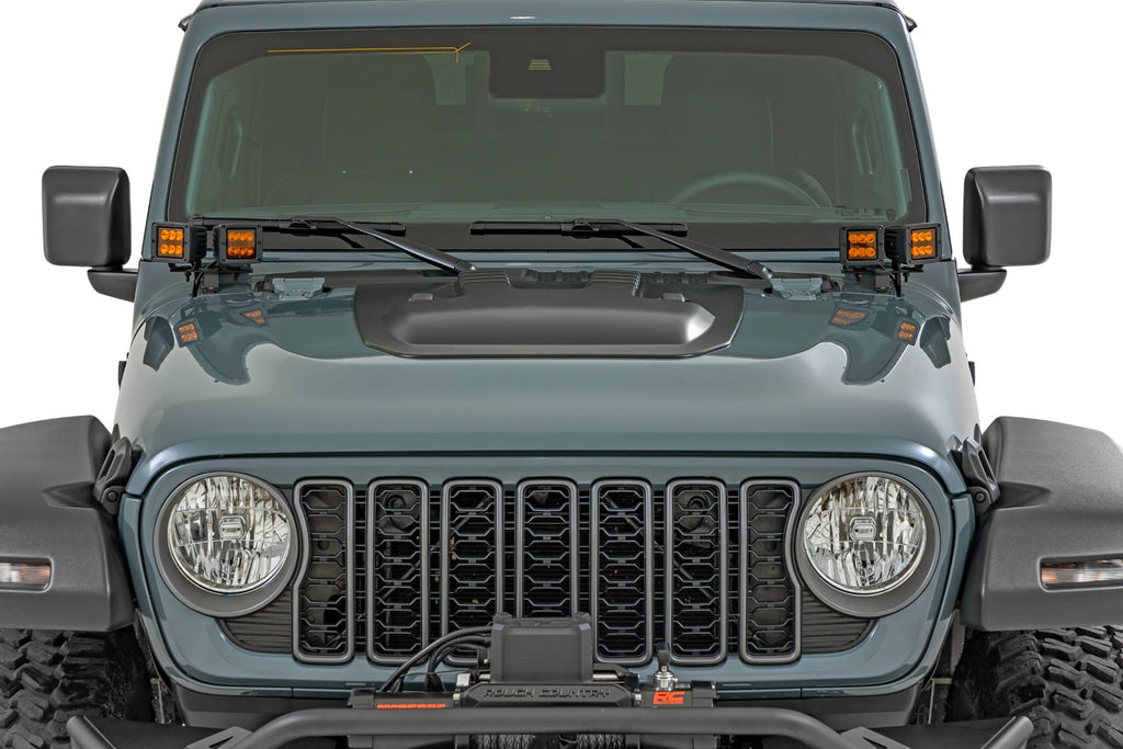Hood Scoop | PJF High Velocity | Jeep Gladiator JT/Wrangler JL 4WD (18-26)