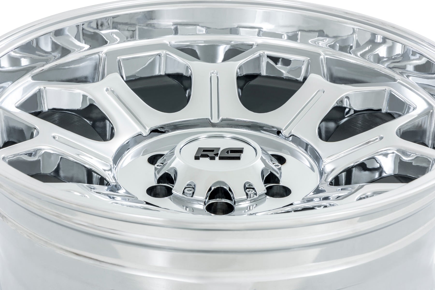 Rough Country 77 Series Wheel | One-Piece |Chrome | 22x12 | 6x135 | -44mm