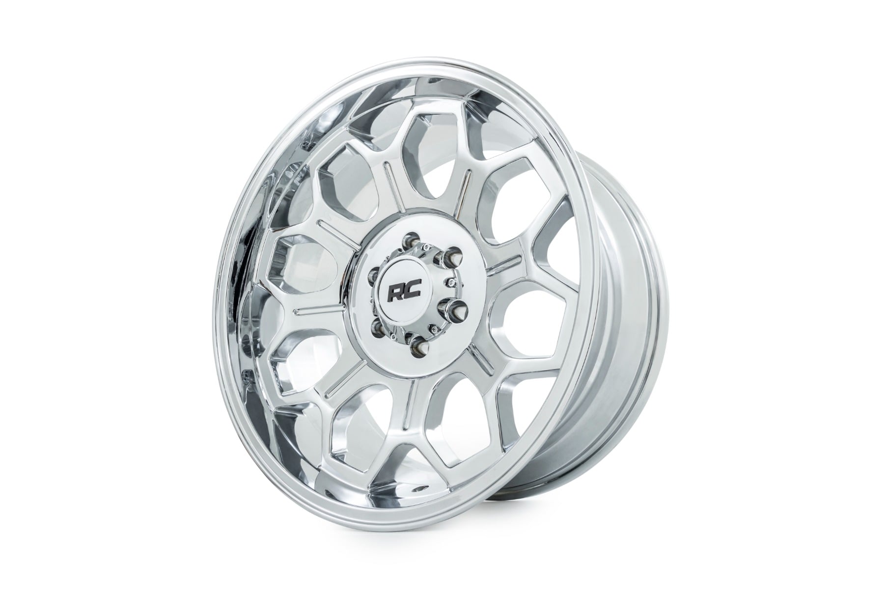 Rough Country 77 Series Wheel | One-Piece |Chrome | 22x12 | 8x170 | -44mm