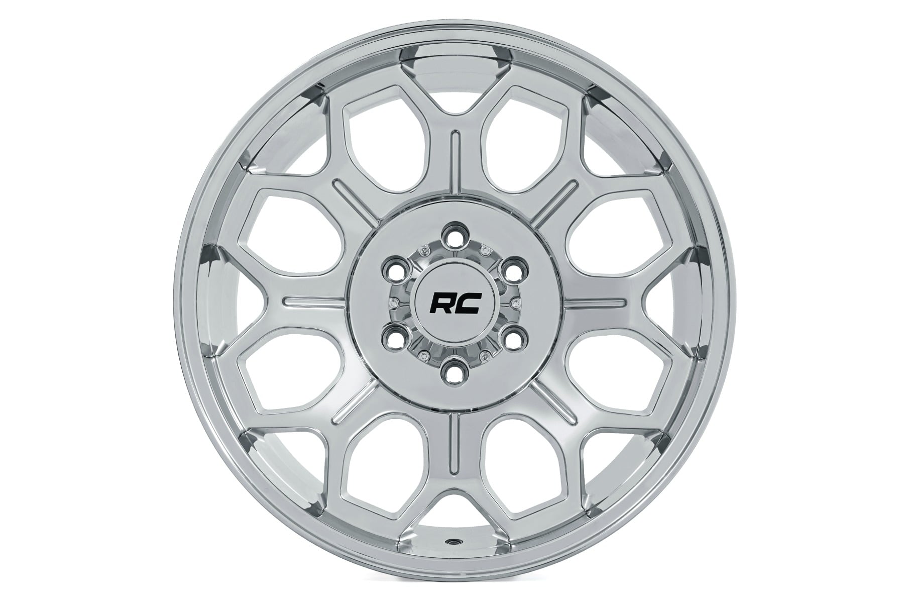 Rough Country 77 Series Wheel | One-Piece |Chrome | 22x12 | 6x135 | -44mm