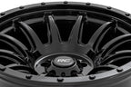 Rough Country 90 Series Wheel | One-Piece | Gloss Black | 20x9 | 6x5.5 | -12mm