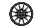 Rough Country 90 Series Wheel | One-Piece | Gloss Black w/machined spokes | 20x10 | 8x170 | -19mm