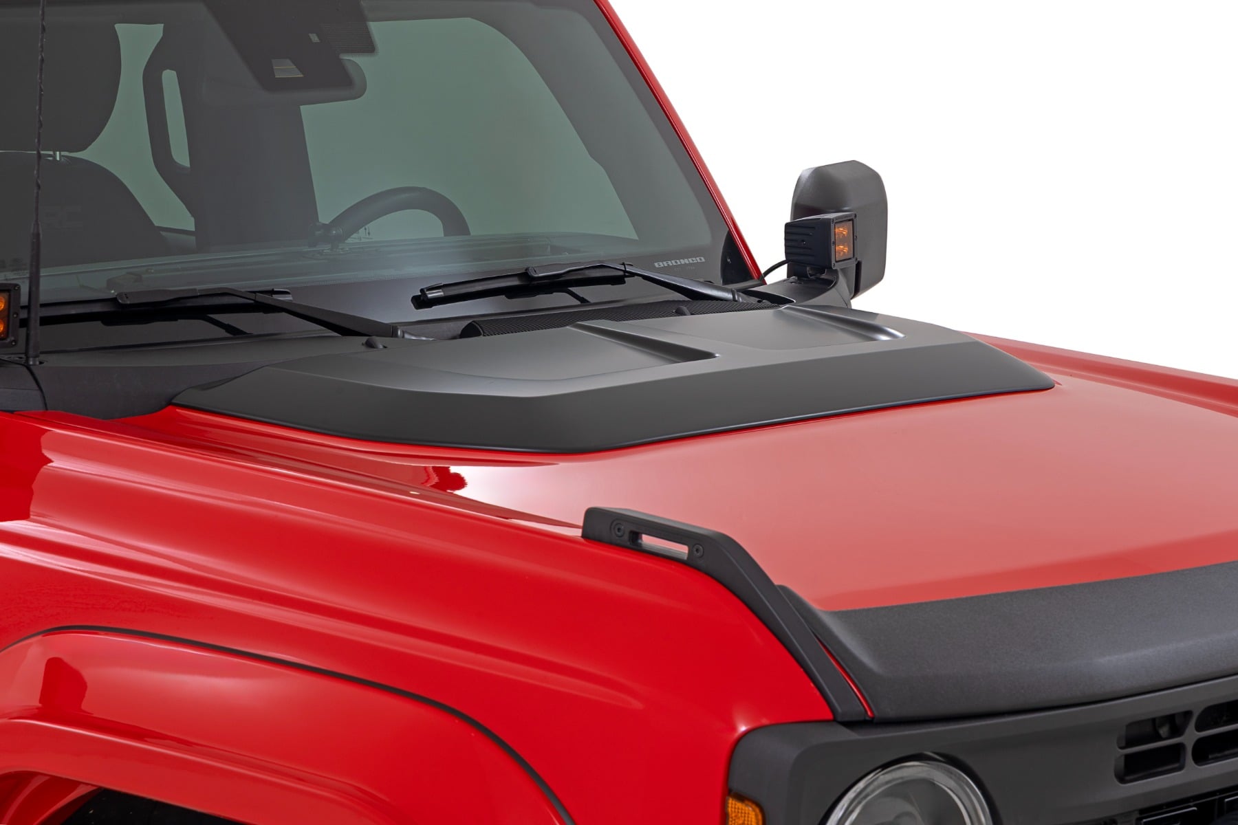 Hood Scoop | JS Iconic Silver | Ford Bronco 4WD (2021-2026)