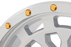 Rough Country 87 Series Wheel | Simulated Beadlock | Full Machine | 17x8.5 | 6x5.5 | +0mm