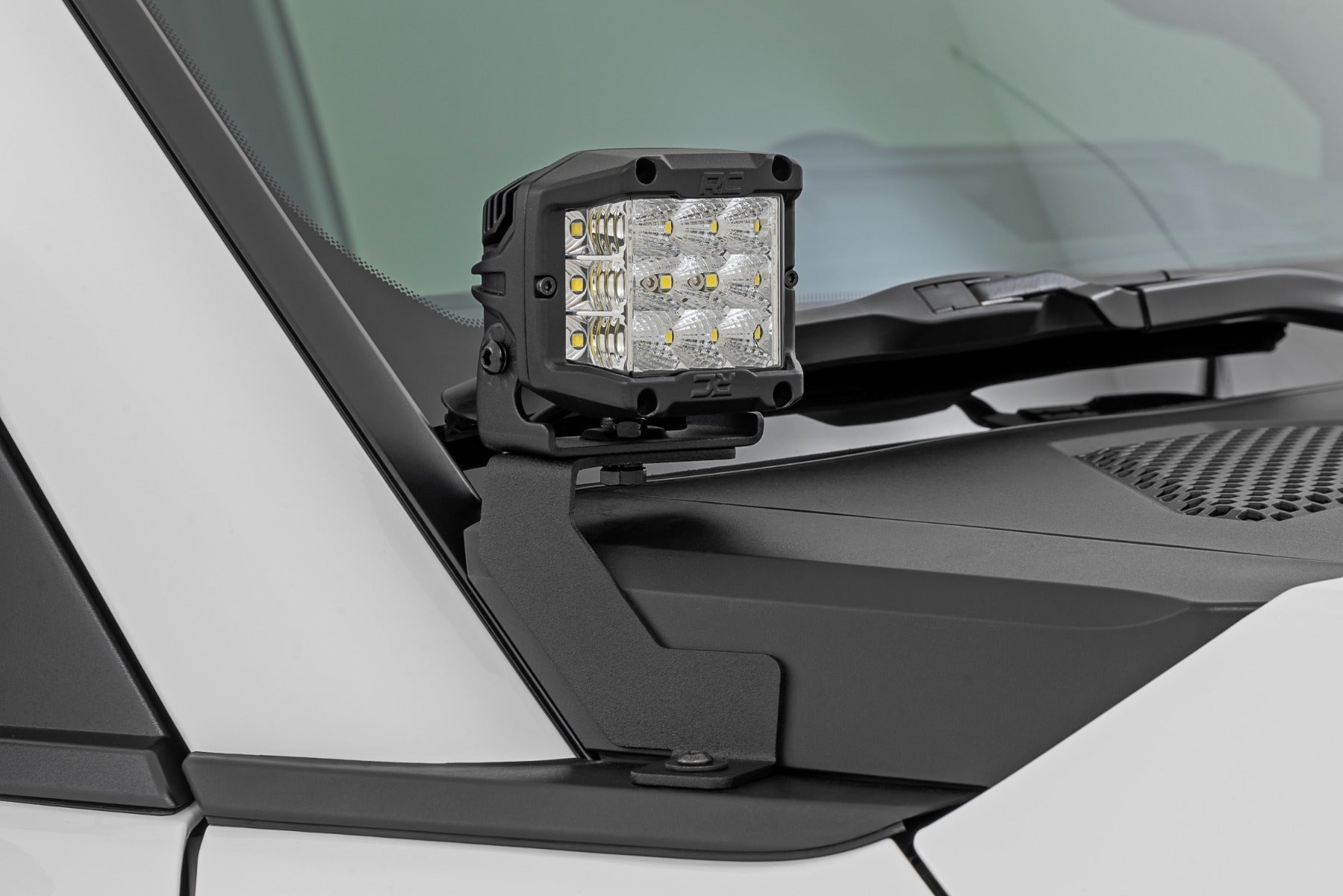 LED Light Kit | Ditch Mount | 2" Black Pair | White DRL | Toyota Land Cruiser (24-26)