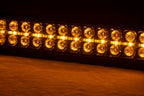 20 Inch Black Series LED Light Bar | Dual Row | Amber DRL