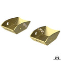 Bronco 6G Rear Shock Skid Plates, Pair