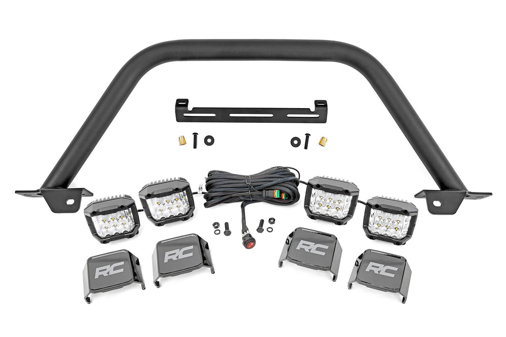 Safari Bar | 3" OSRAM (Quad) | Wide | OE Modular Steel | Ford Bronco (21-26)