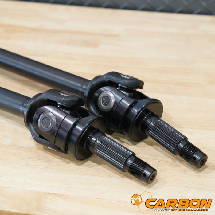 Carbon TJ/YJ/XJ Front D30 27 Spline Axle Kit