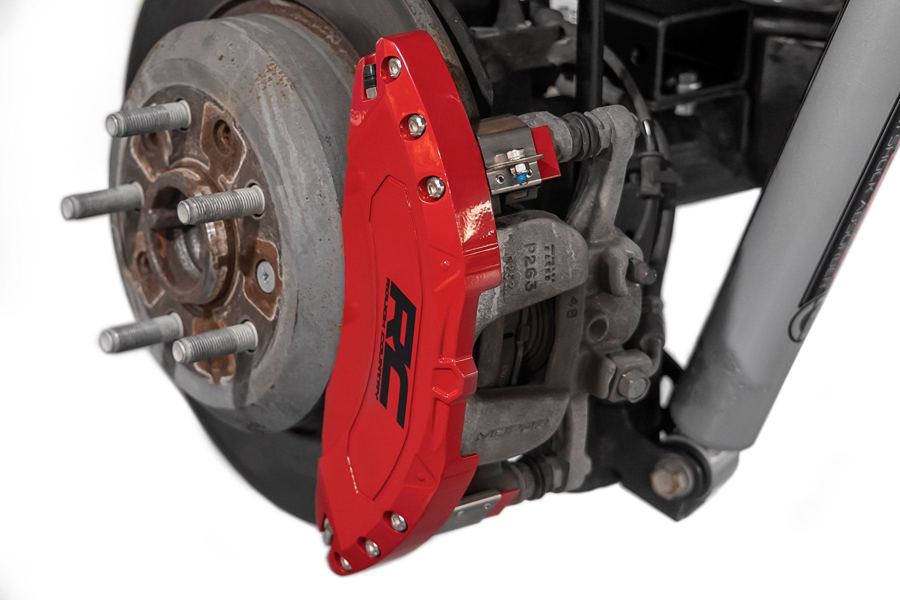 Caliper Covers | Rear | Red | Sport | Jeep Wrangler JL (18-26)/Wrangler Unlimited (18-26)