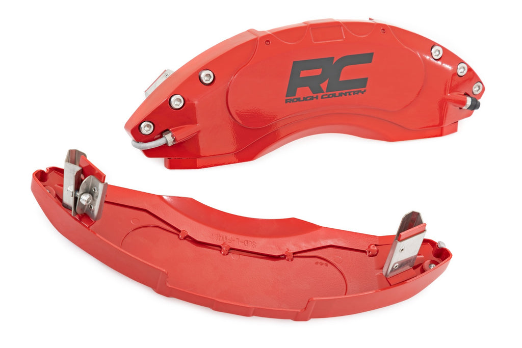 Caliper Covers | Rear | Red | Chevy/GMC Sierra 1500 (19-26)/Silverado 1500 (19-26)