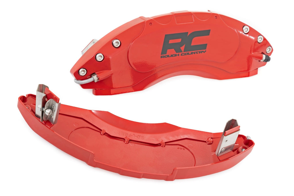 Caliper Covers | Front and Rear | Red | Jeep Wrangler JK/Wrangler Unlimited (07-18)