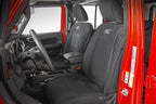 Seat Covers | Front and Rear w/ Armrest | Jeep Wrangler Unlimited 4WD (18-26)