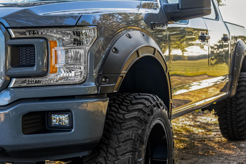 Defender Fender Flares | E7 Velocity Blue | Ford F-150 2WD/4WD (2015-2020)