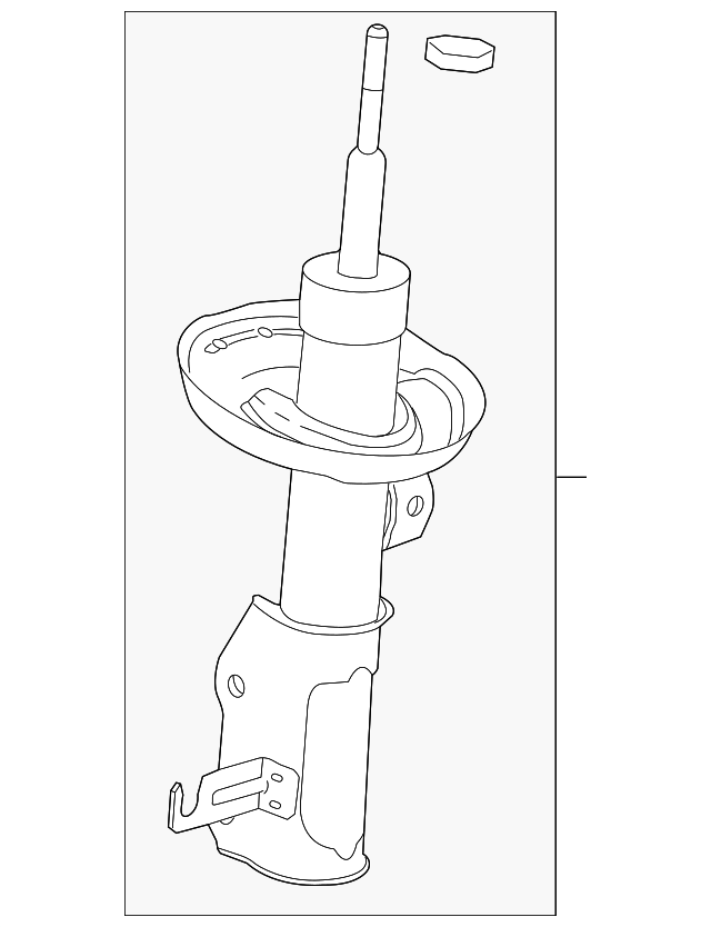 GM Genuine Parts Front Suspension Strut Assembly