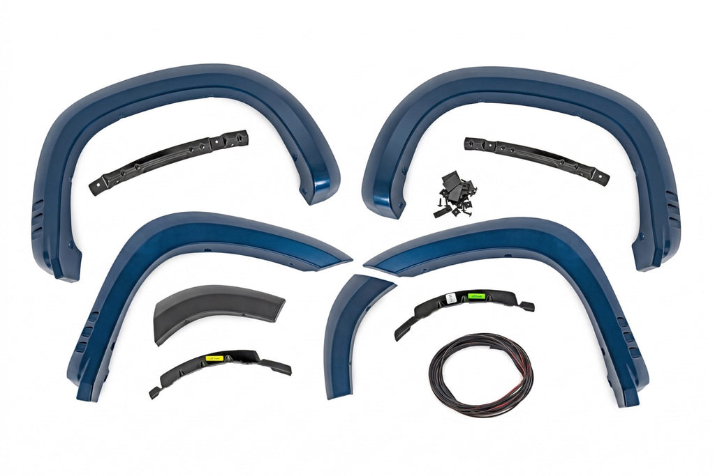SF1 Fender Flares | GA0 Northsky Blue | Chevy Silverado 1500 2WD/4WD (19-26)