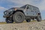 Rough Country 85 Series Wheel | Simulated Beadlock | Gunmetal Gray/Black | 17x9 | 5x5 | -12mm