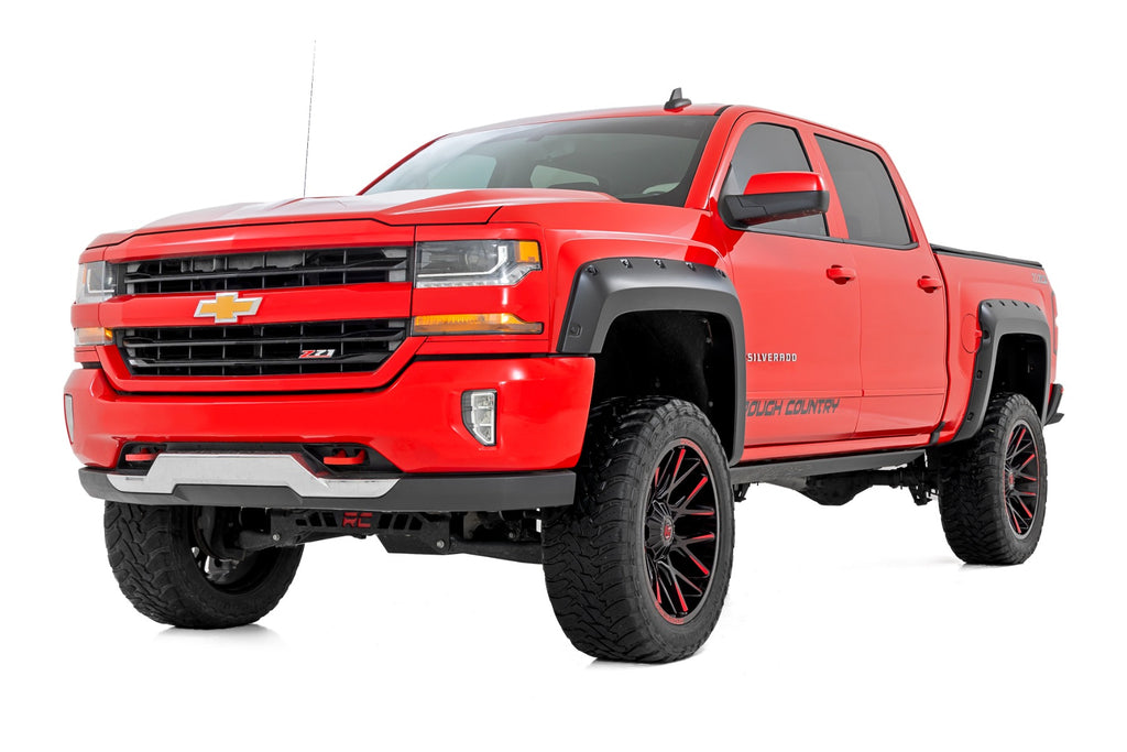 Pocket Fender Flares | 5'9" Bed | GJI Shadow Gray | Chevy Silverado 1500 (14-18 & Classic)