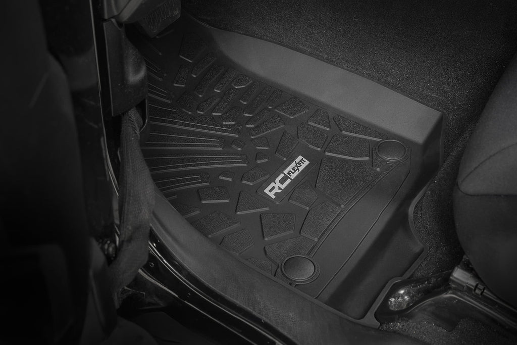Flex Fit Floor Mats | FR & RR | 4 Door | Jeep Wrangler Unlimited 4WD (18-26)