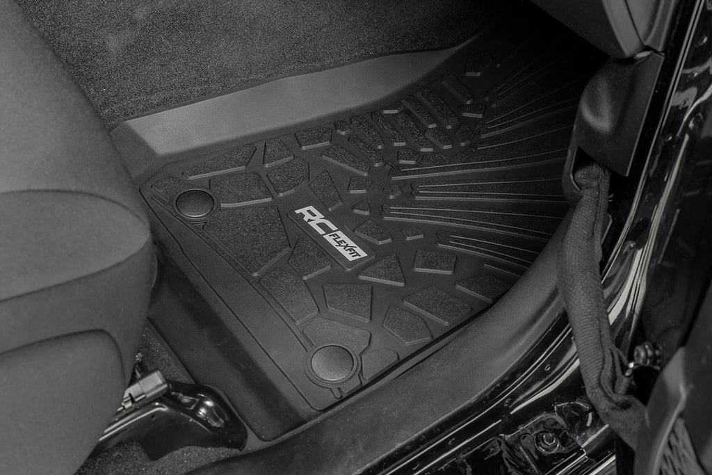 Flex Fit Floor Mats | FR | 4 Door | Jeep Wrangler Unlimited 4WD (2018-2026)