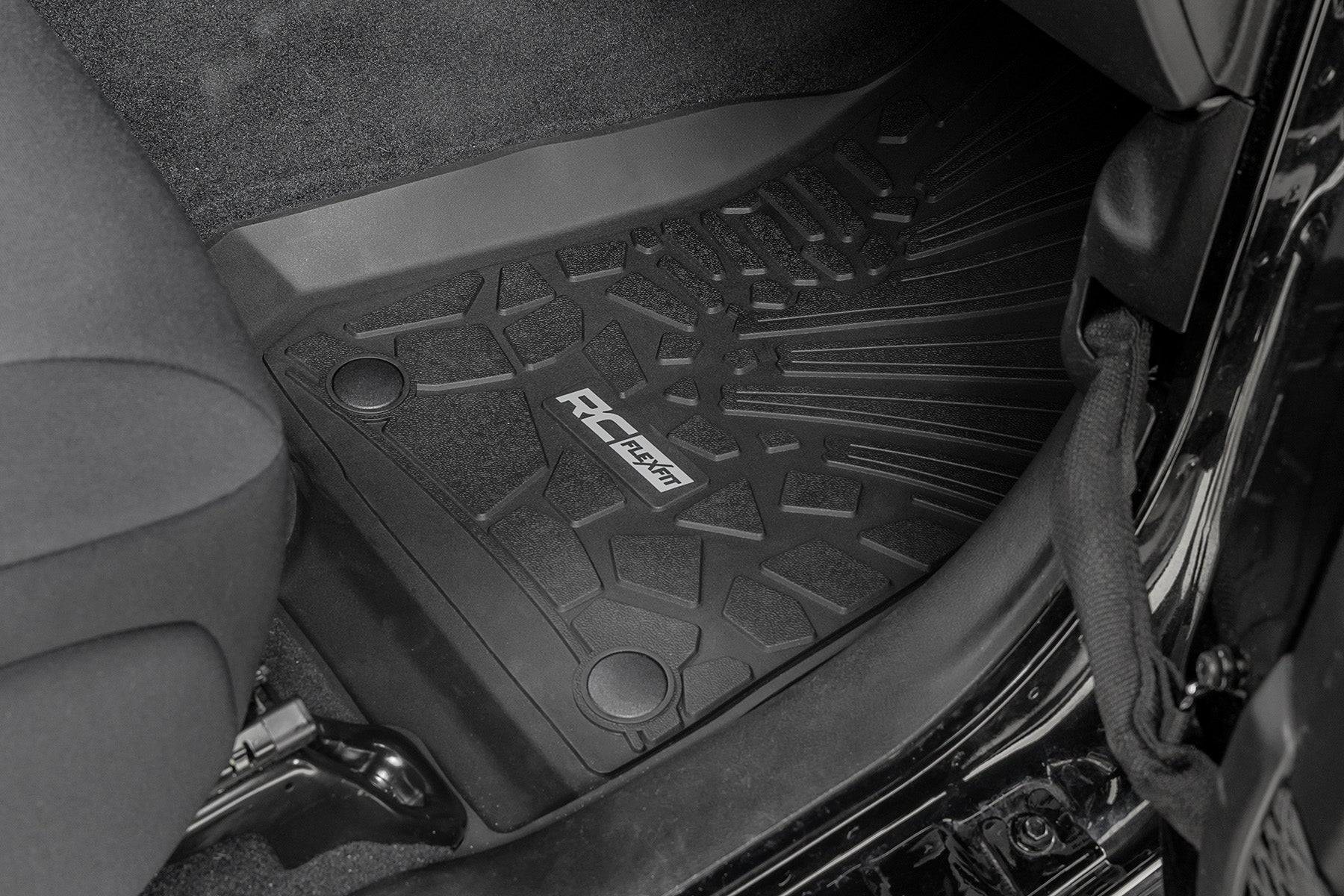 Flex Fit Floor Mats | FR | 2 Door | Jeep Wrangler JL 4WD (2018-2026)