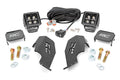 LED Light Kit | Cage Mount | 2" Black Pair | Amber DRL | Honda Talon 1000