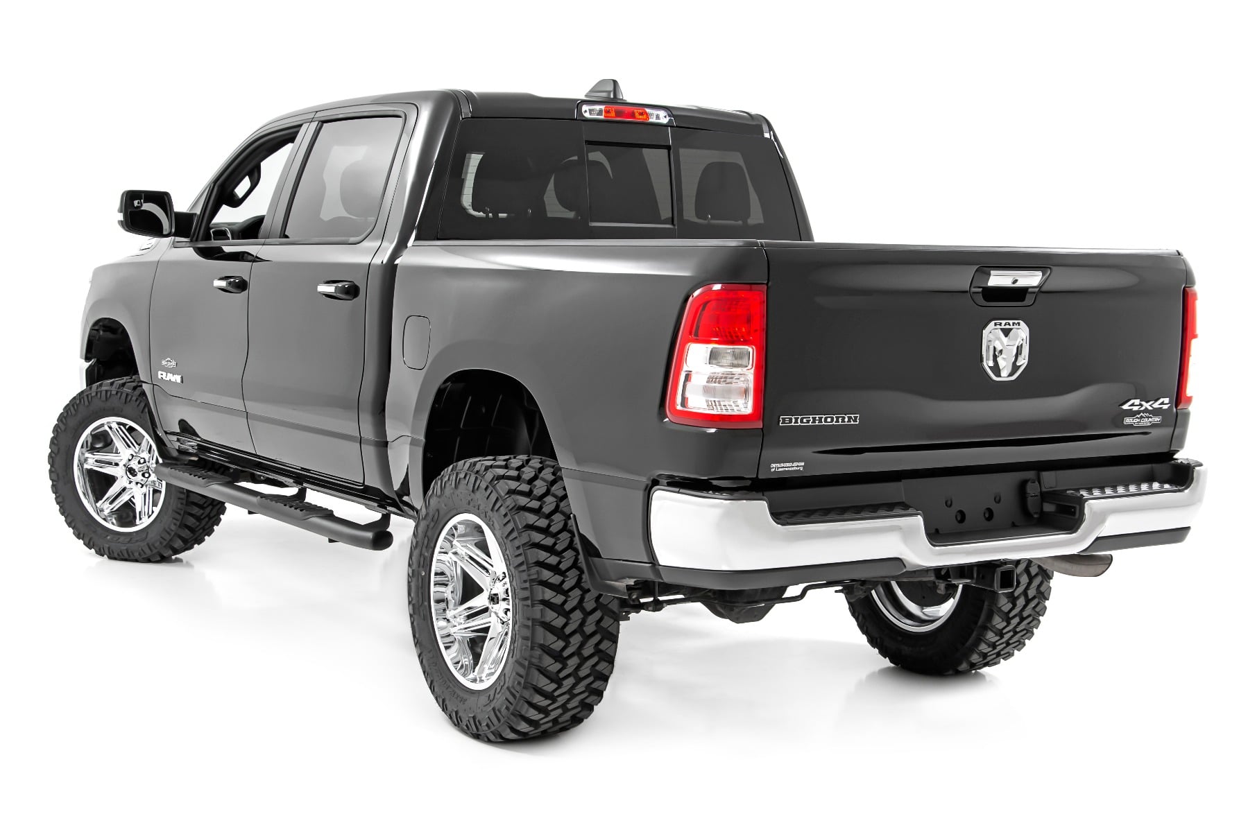 Oval Nerf Step | Crew Cab | Black | Ram 1500 (19-26)/1500 TRX (21-24)