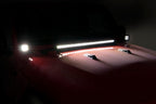 LED Light Kit | Hinge Mount | 2" Black Pair | White DRL | Jeep Gladiator JT/Wrangler JL (18-26)