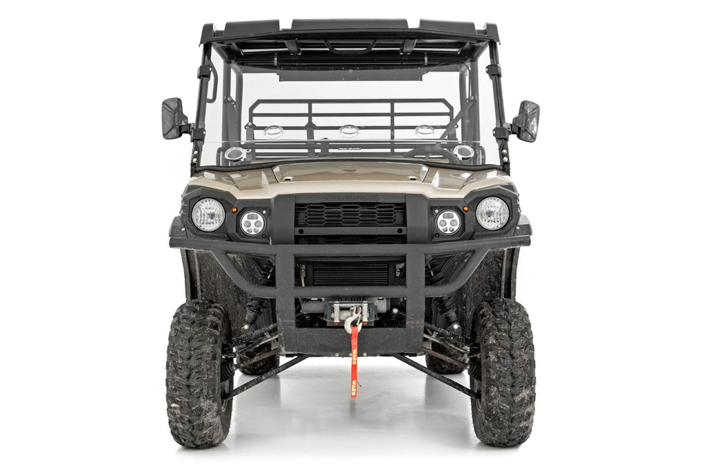 Vented Full Windshield | Scratch Resistant | Kawasaki Mule PRO-FX