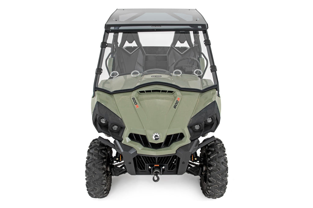 Vented Full Windshield | Scratch Resistant | Can-Am Commander Max 1000
