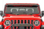 LED Light Kit | Windshield Mount | 50" BLK Dual Row | Jeep Gladiator JT/Wrangler JL (18-26)