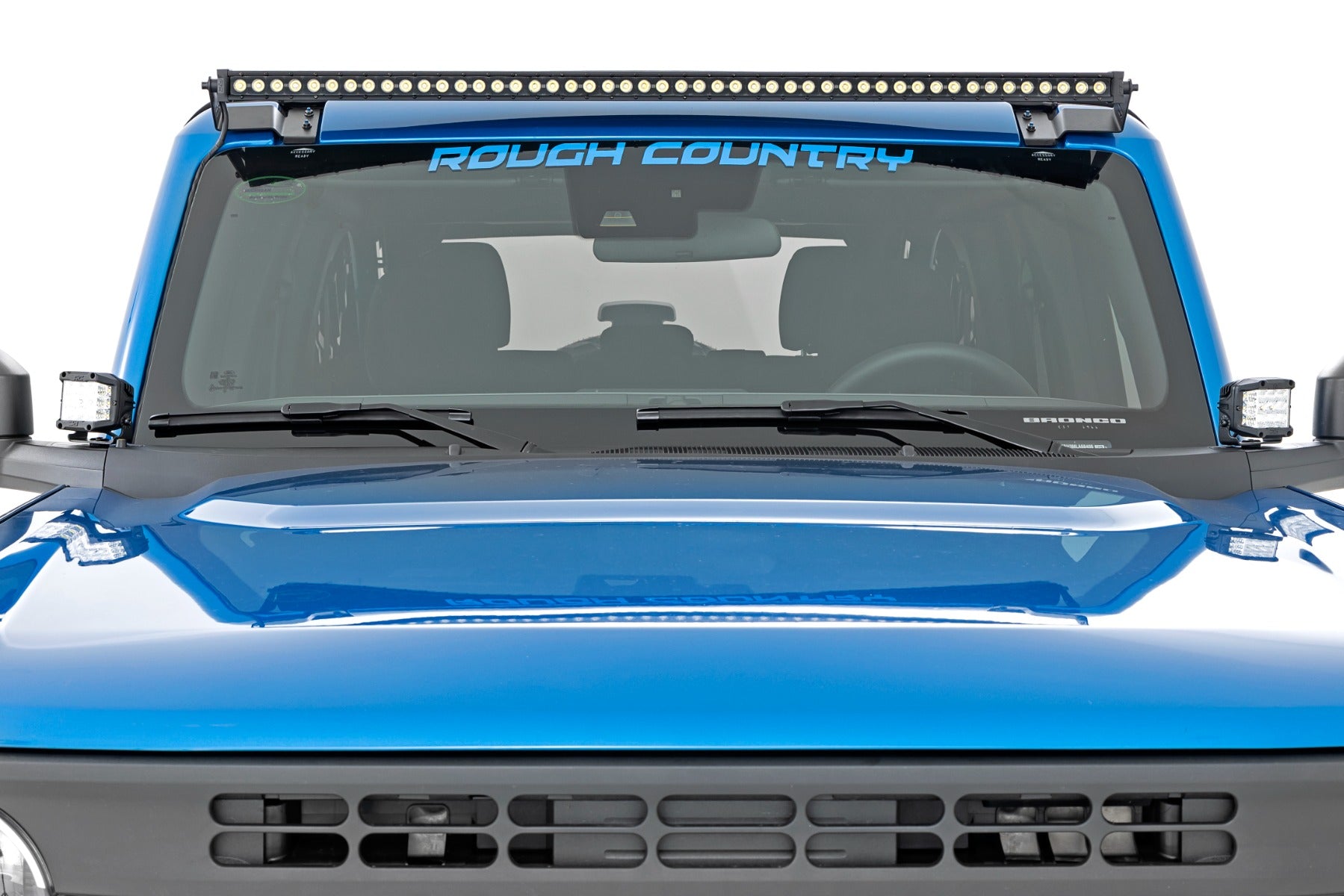LED Light Kit | Ditch Mount | 2" Black Pair | White DRL | Ford Bronco (21-26)