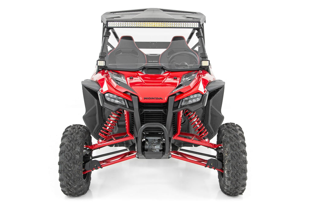 LED Light Kit | Front Mount | 40" Black Dual Row | White DRL | Honda Talon 1000