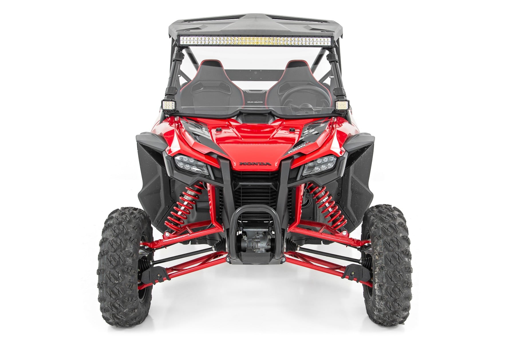 LED Light Kit | Front Mount | 40" Black Dual Row | White DRL | Honda Talon 1000