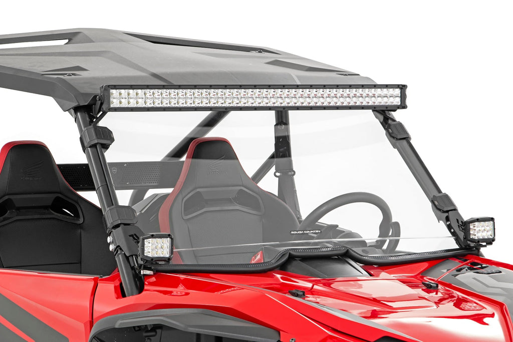 LED Light Kit | Front Mount | 40" Black Dual Row | Honda Talon 1000