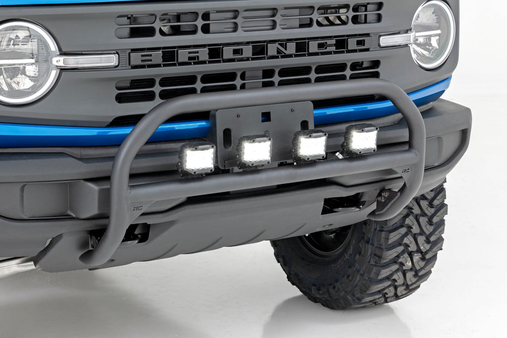 Nudge Bar | 3 Inch Wide Angle Led (x4) | Ford Bronco 4WD (2021-2026)