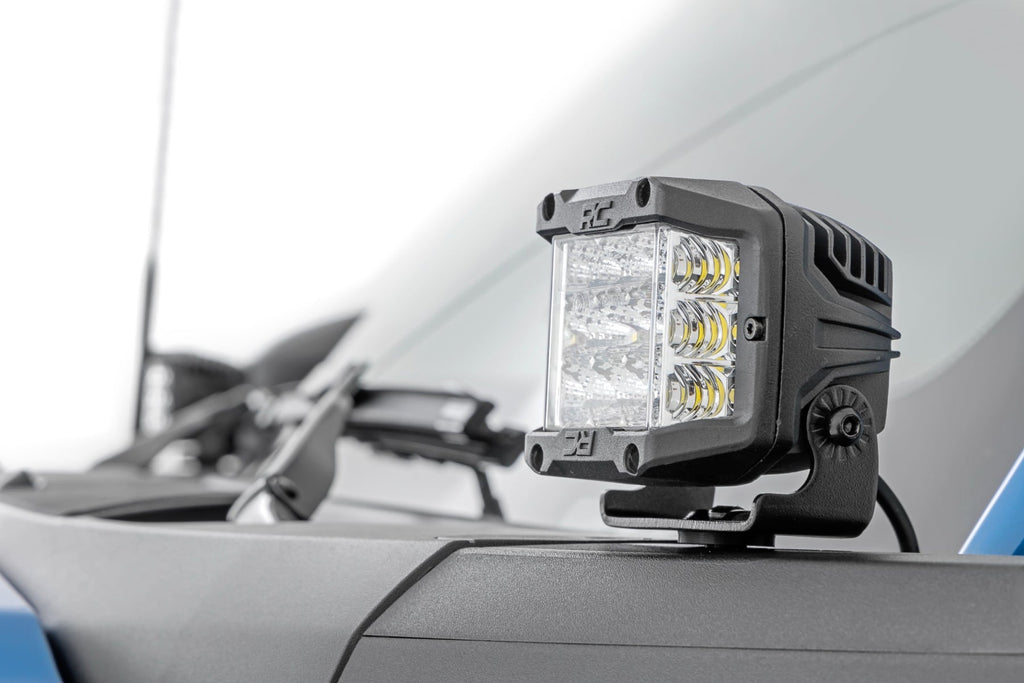 LED Light Kit | Ditch Mount | 2" Spectrum Pair | Spot Pattern | Ford Bronco (21-26)