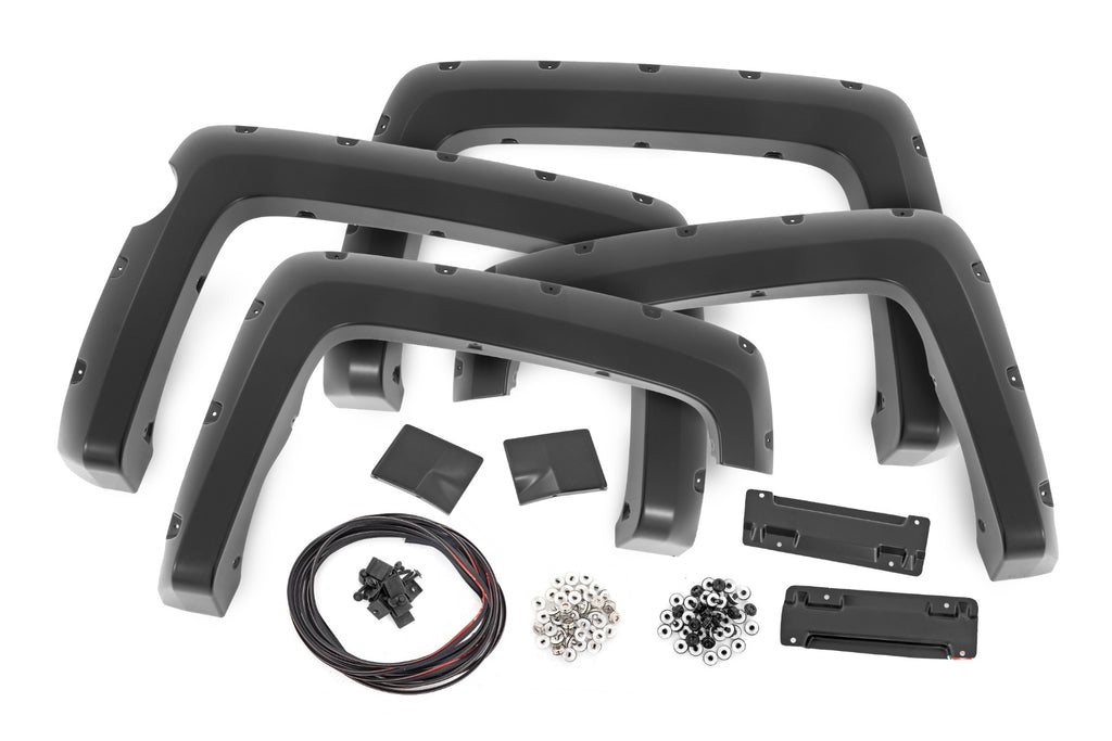 Pocket Fender Flares | 5'9" Bed | GAN Silver Ice Metallic | Chevy Silverado 1500 (14-18 & Classic)