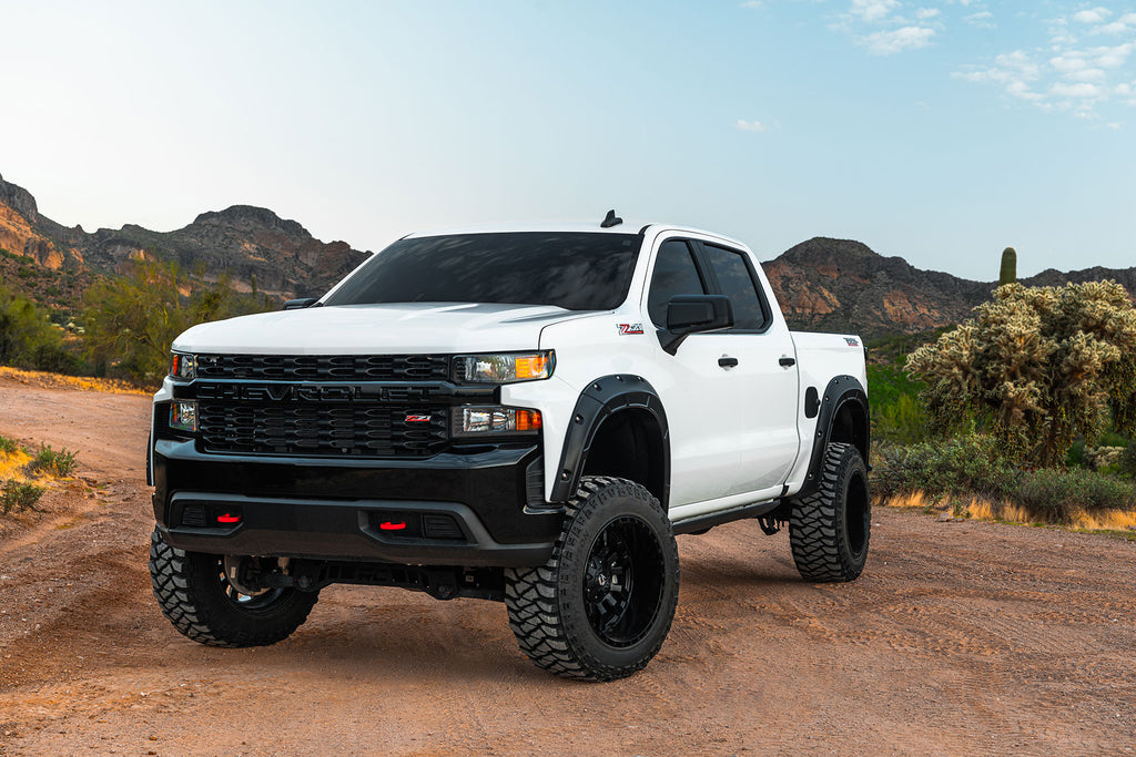 Defender Fender Flares | G7C Red Hot | Chevy Silverado 1500 2WD/4WD (19-26)